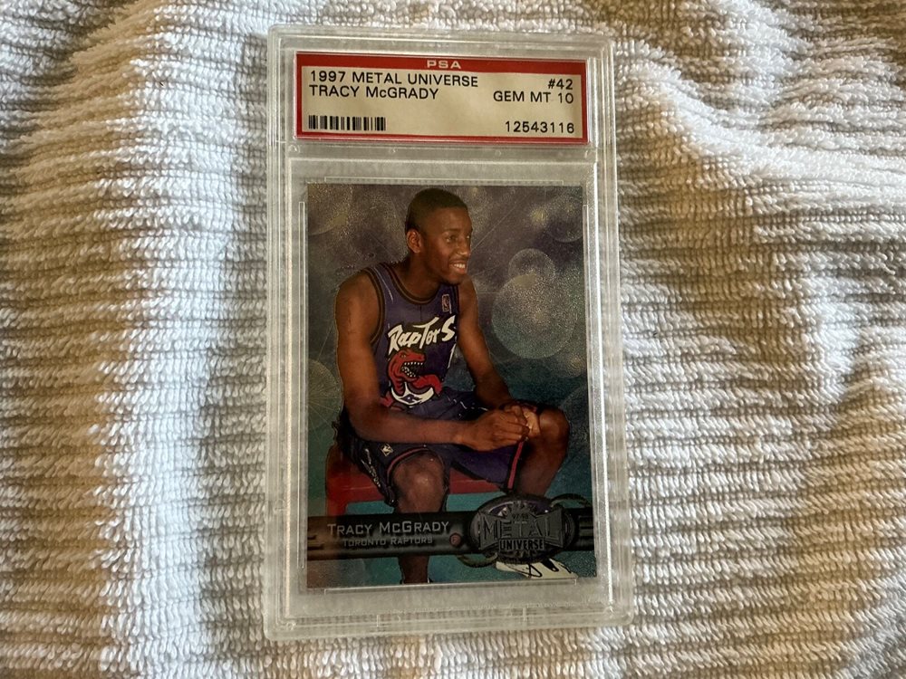【PSA10】1997 l Universe Tracy McGrady Auction Prices Realized Basketball Cards 1997 METAL UNIVERSE