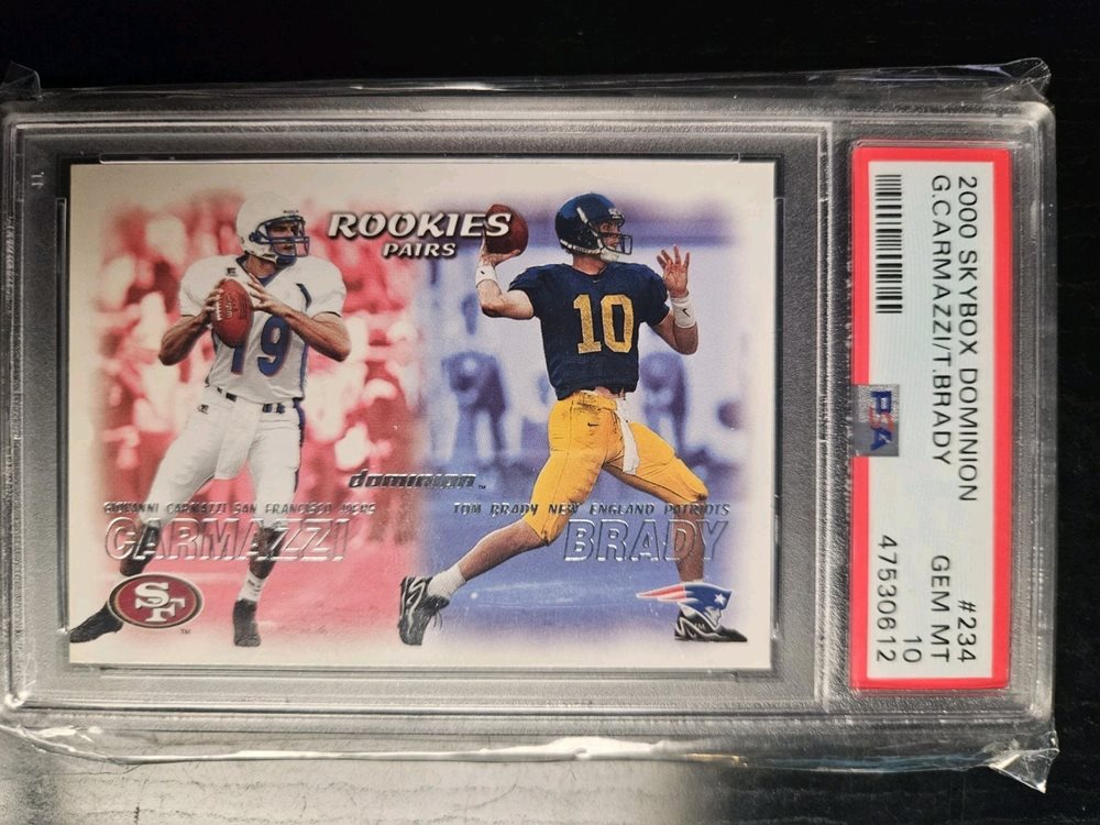 その他 NFL tom brady dominion rookiecard!!!!!! 2000 Skybox Dominion Carmazzi Tom Brady Rookie Pairs #234