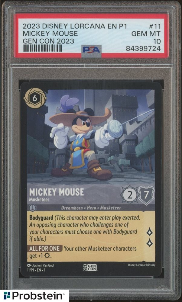 Auction Prices Realized Tcg Cards 2023 DISNEY LORCANA EN P1