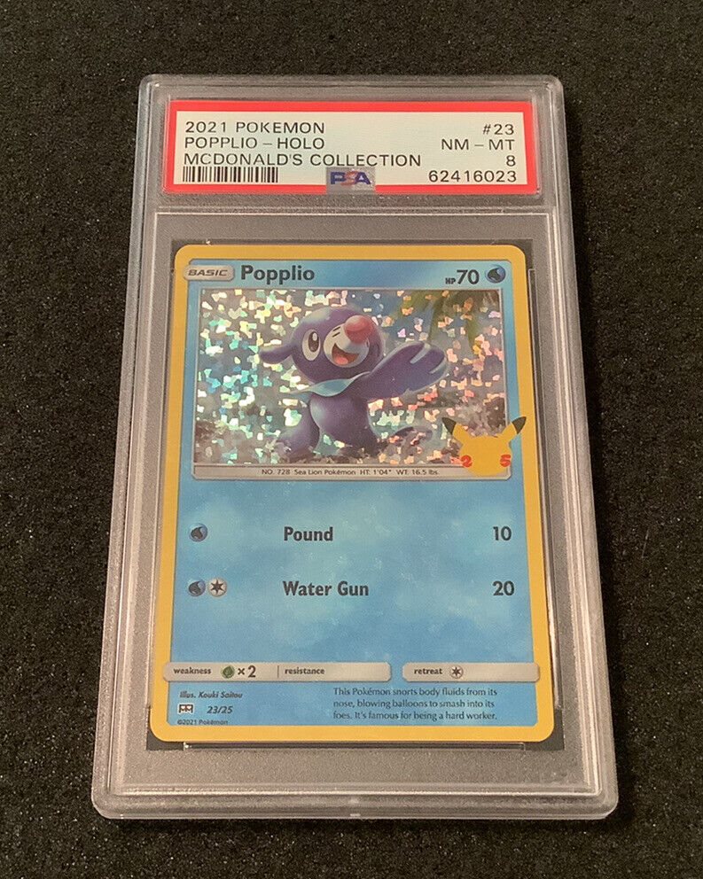 popplio pokemon card holographic Pokemon TCG