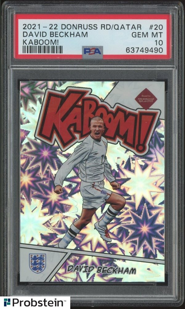PANINI DONRUSS KABOOM! ベッカム　カード　PSA　トレカ PANINI DONRUSS KABOOM! ベッカム カード PSA トレカ 2023-24
