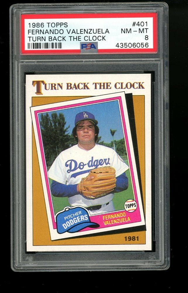 1986 Topps Super Fernando Valenzuela Baseball Card #58 - NM-Mint Oversized (Free Shipping)