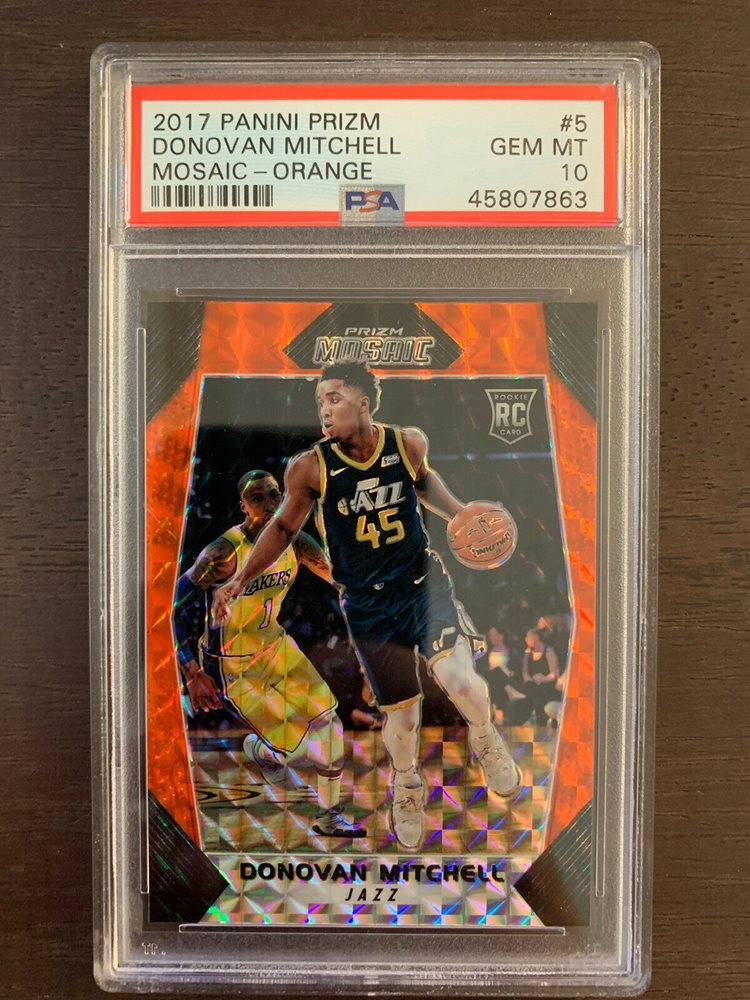 🔥2017 Prizm Donovan Mitchell Rookie Card PSA 10 Cavaliers