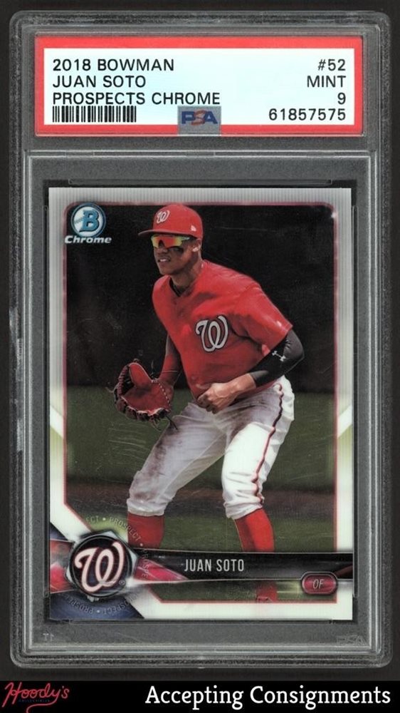 Amazon.com: 2018 Bowman Prospects #BP52 Juan Soto RC Rookie