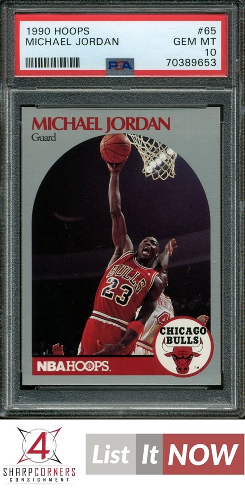 Basketball Cards 1990 Hoops Michael Jordan