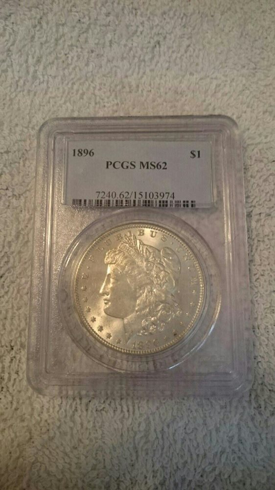 1896 $1 Morgan Silver Dollar PCGS MS62, MS62 - PCGS Auction Prices