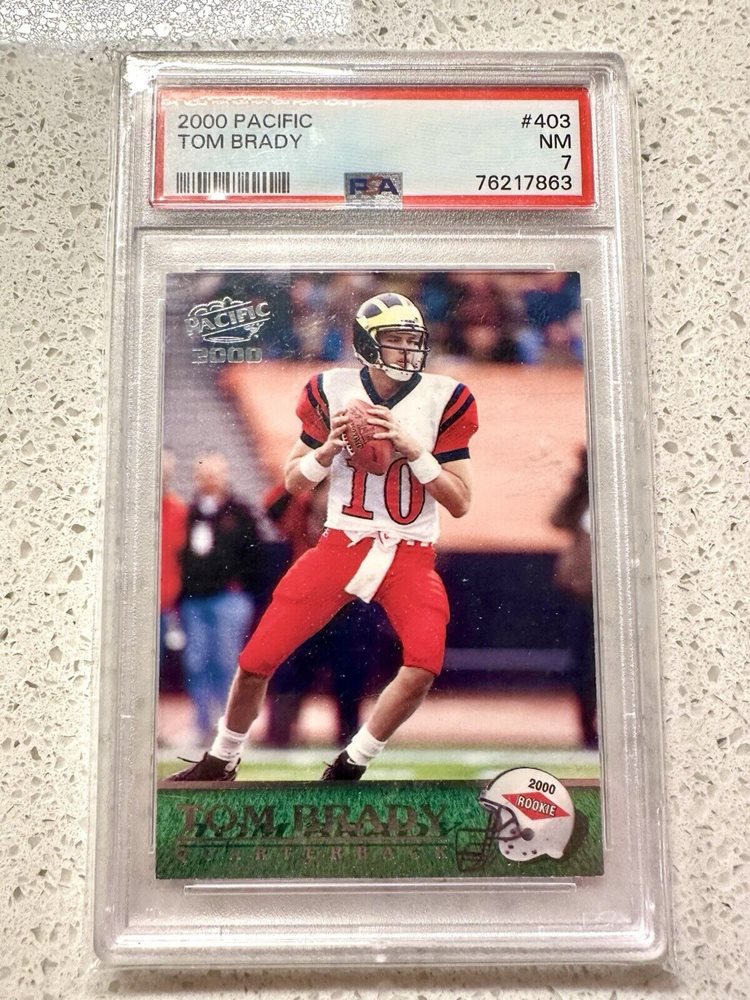 2000 pacific tom brady ルーキーカード　999枚限定 2000 pacific tom brady ルーキーカード999枚限定