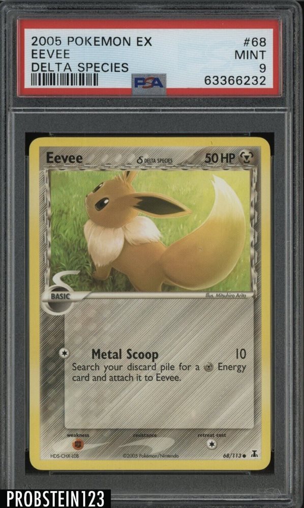 Auction Prices Realized Tcg Cards 2005 POKEMON EX DELTA SPECIES Eevee