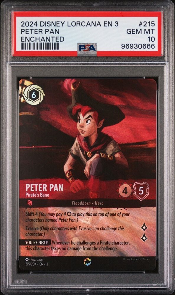 【値下げ中】ロルカナ 海外版 エンチャンテッド ピーターパン Auction Prices Realized Tcg Cards 2024 DISNEY LORCANA EN 3