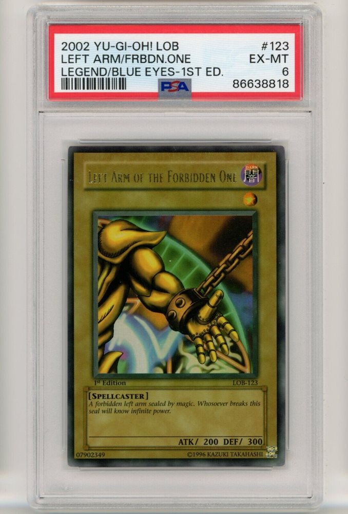 KONAMI - 遊戯王　初版　LEFT ARM OF THE FORBIDDEN ONE Left Arm Of The Forbidden One for sale | eBay
