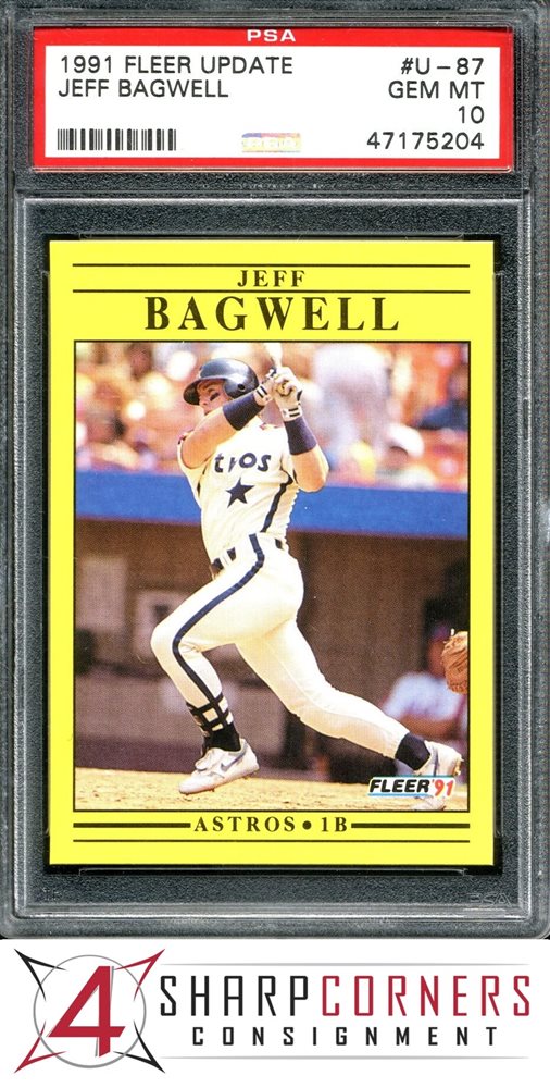 その他 1991 ULTRA UPDATE JEFF BAGWELL BGS GEM Auction Prices Realized Baseball Cards 1991 ULTRA UPDATE