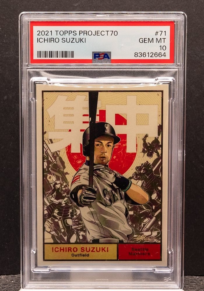 イチロー2021 TOPPS PROJECT70 psa10