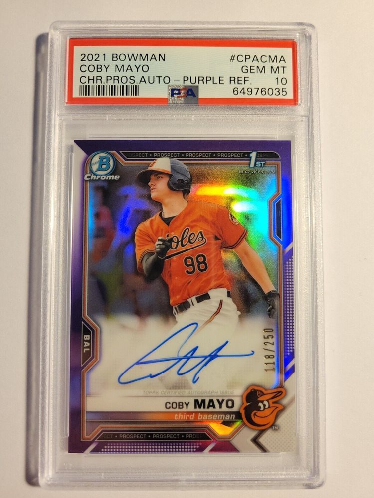 eBay Auction Item 125509879339 Baseball Cards 2021 Bowman Chrome 