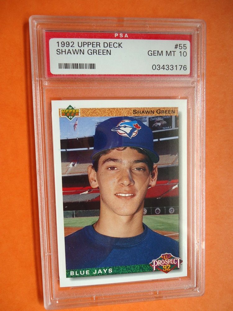 メジャーリーグ　カード　Shawn Green Shawn Green 1992 Upper Deck MLB #55 Rookie Baseball Card