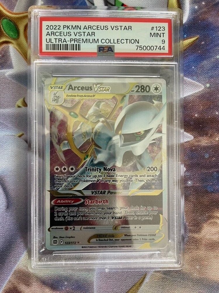 pokemon cards arceus vstar Pokemon Graded: Arceus VSTAR GG70/GG70 Crown Zenith (2023) Gold Secret –  Double Infinity Gaming