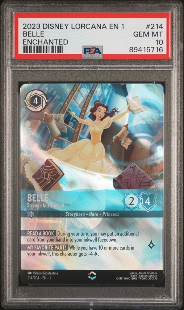 ロルカナ　ベル　エンチャンテッド ディズニー ロルカナ ベル エンチャンテッド PSA10 LORCANA