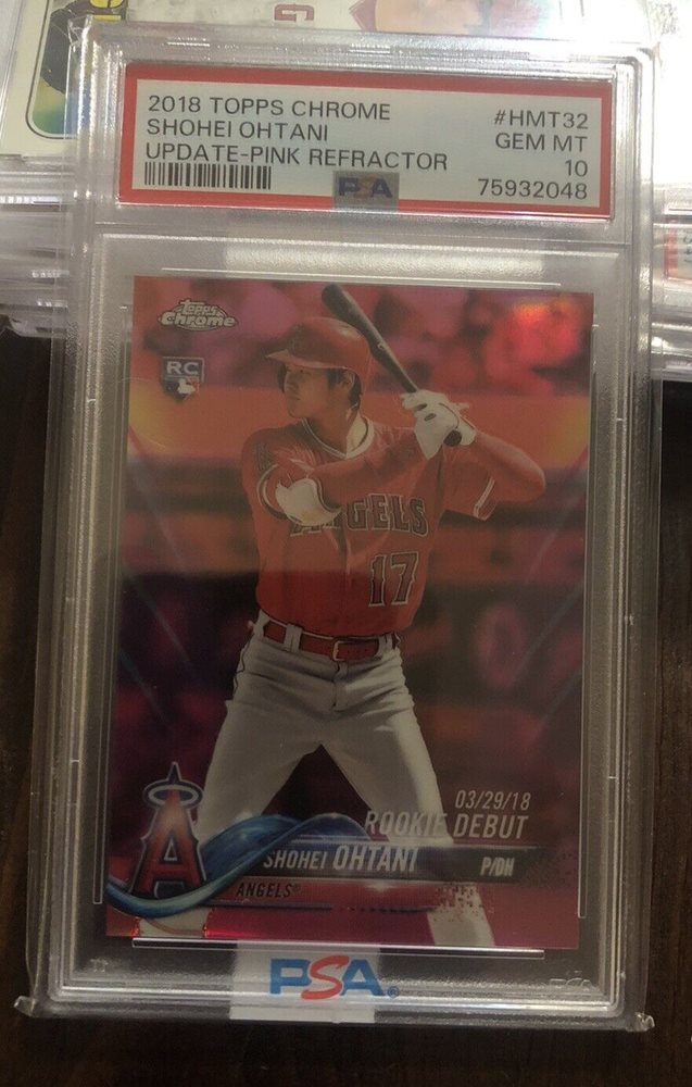 Topps - 大谷翔平　 2018 Topps Chrome update pink Shohei Ohtani 2018 Topps Chrome Update #HMT1 Pink Refractor