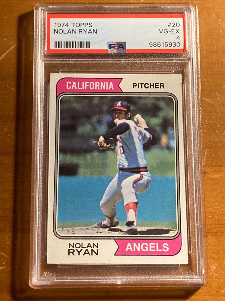 1974 Topps NOLAN RYAN PSA 8 ビンテージ MLB 1974 Topps NOLAN RYAN PSA 8 ビンテージ MLB
