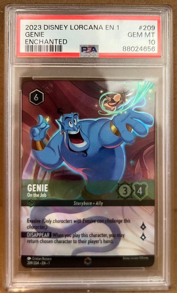 その他 PSA10Disney Lorcana Genie #209 811 PSA10Disney Lorcana Genie #209 811 - メルカリ