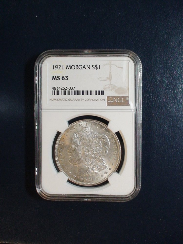 1881-S $1 Morgan Silver Dollar NGC MS63 Blast White