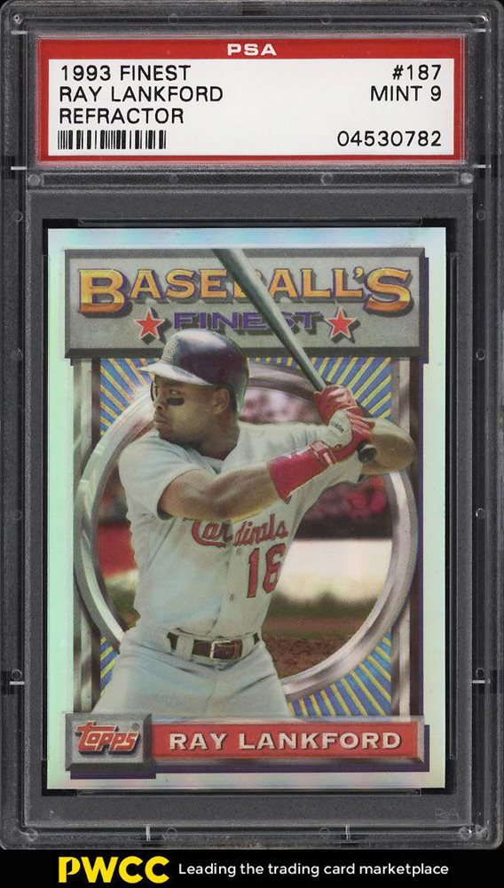 メジャーリーグ　カード　Ray Lankford 1991 Donruss Ray Lankford, Rated Rookie RC #43, ERROR - missing