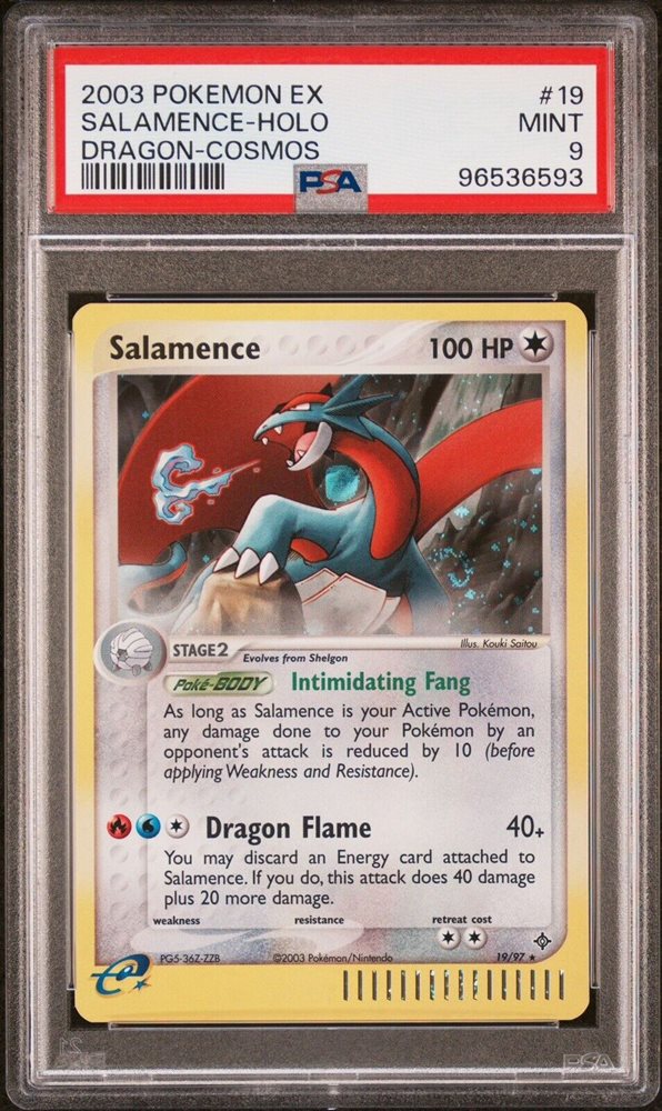 Auction Prices Realized Tcg Cards 2003 POKEMON EX DRAGON Salamence