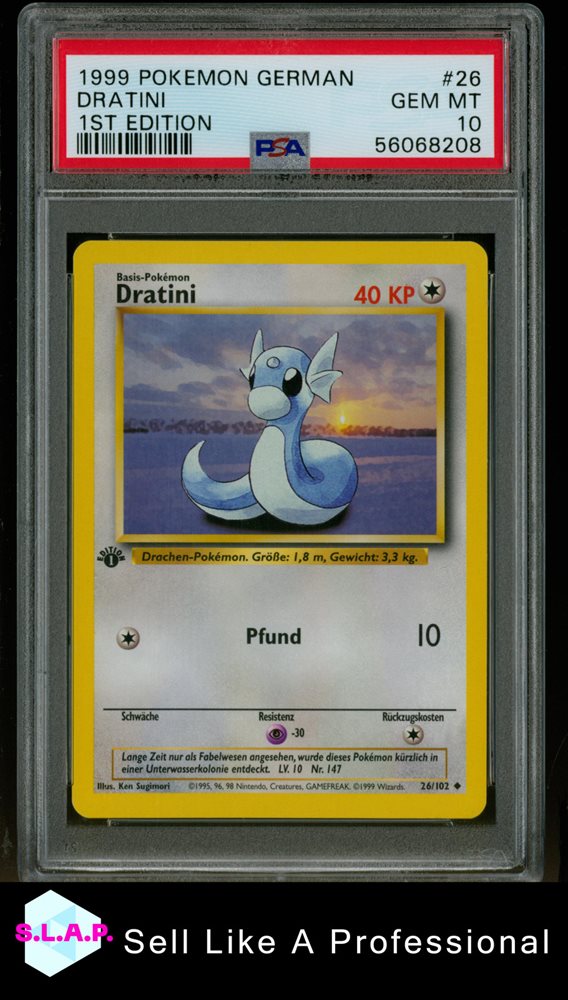 Auction Prices Realized Tcg Cards 1999 POKEMON GERMAN Dratini