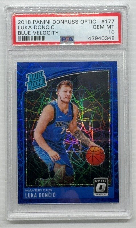 NBA カード Donruss Optic Luka Doncic PSA10 Amazon.com: Luka Doncic 2019 Donruss Optic Basketball Card