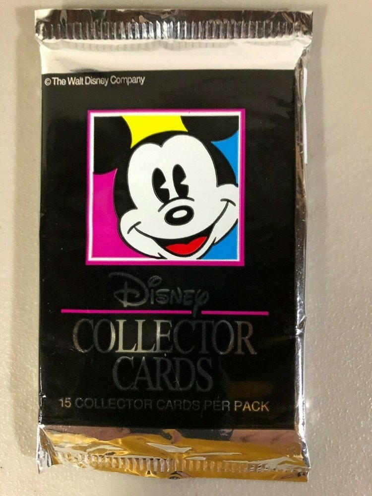 Disney Collector Cards 1991 3 Three Unopened Packs