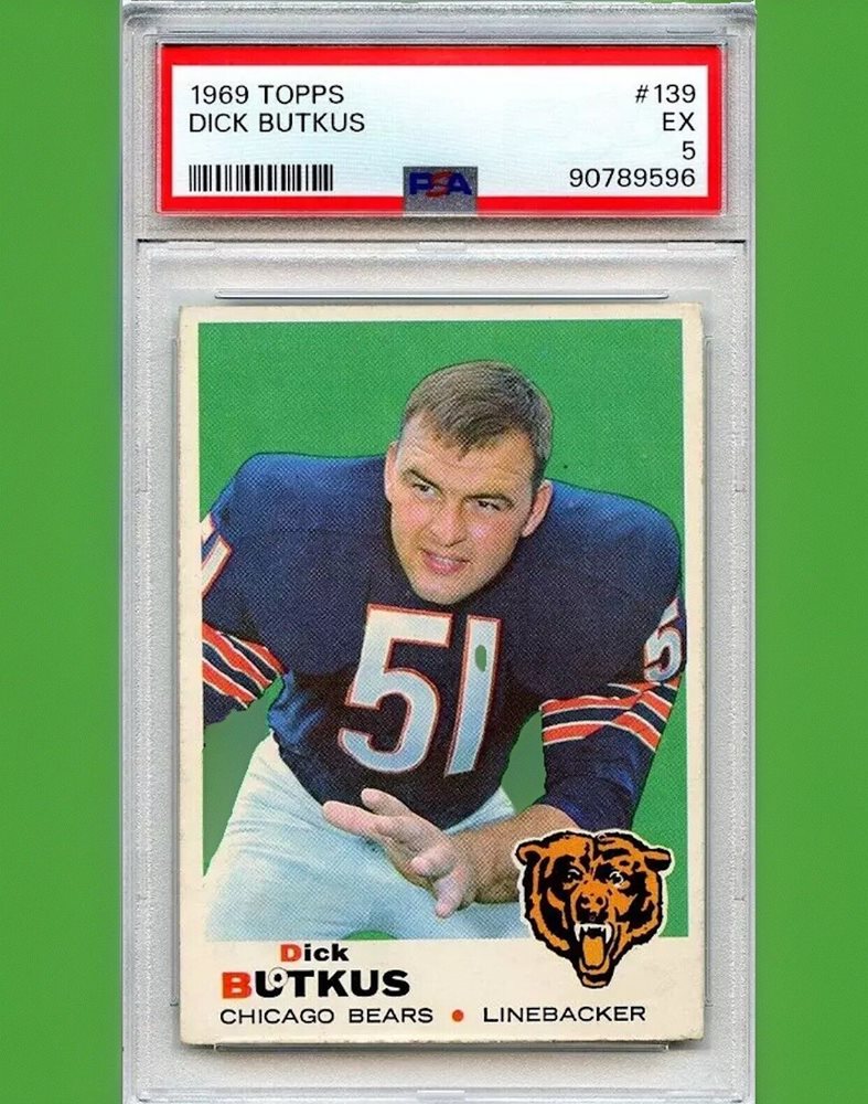 Auction Prices Realized Football Cards 1969 TOPPS Dick Butkus
