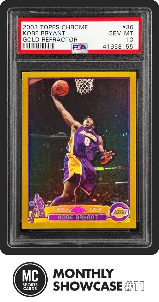 KOBE  BRYANT コービーブライアント Topps Chrome 2nd Kobe Bryant 2008/09 Topps Chrome PSA8