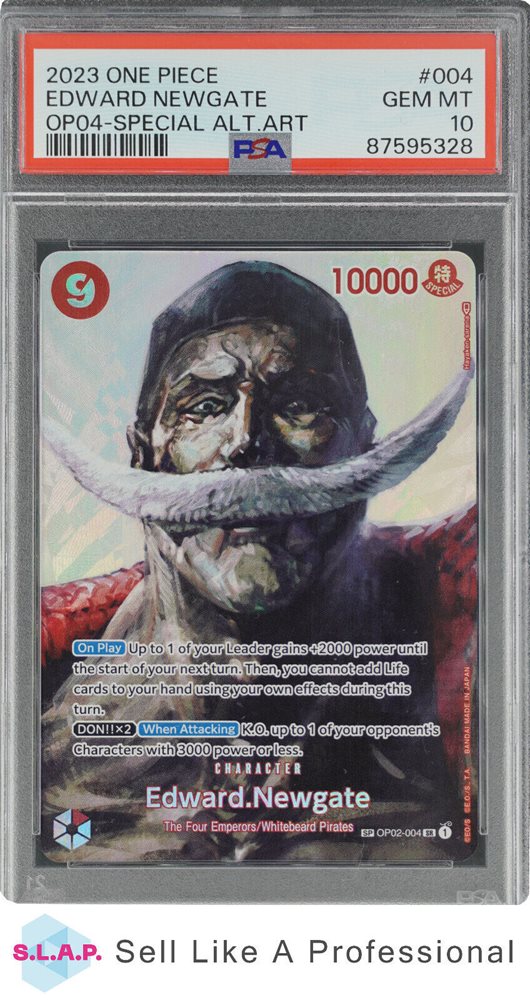 【PSA10】 EDWARD NEWGATE SPECIAL ART PSA 10 Edward Newgate SP One Piece Card Special Alt Art OP10