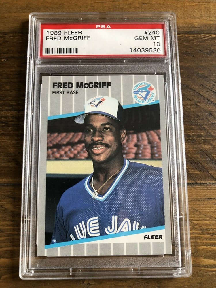 Auction Prices Realized Baseball Cards 1989 Fleer Fred McGriff