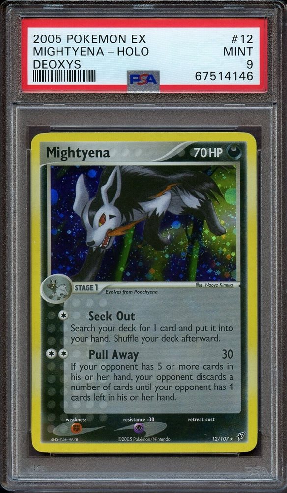 Auction Prices Realized Tcg Cards 2005 POKEMON EX DEOXYS Mightyena
