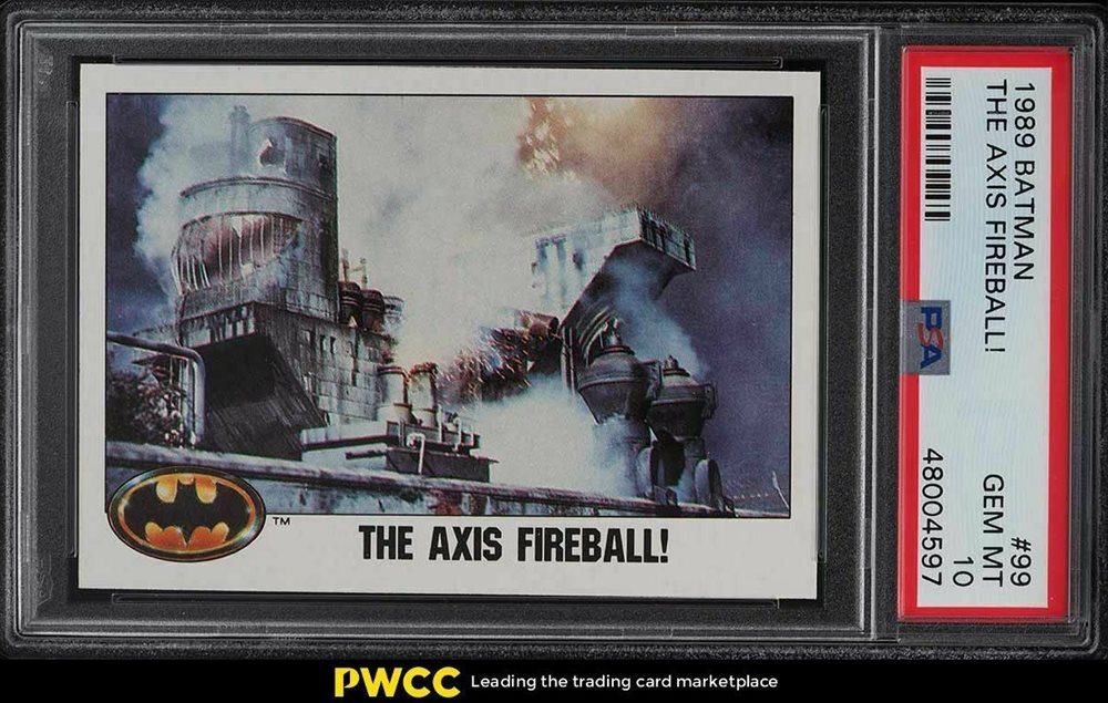 Auction Prices Realized Non-Sport Cards 1989 BATMAN The Axis Fireball!