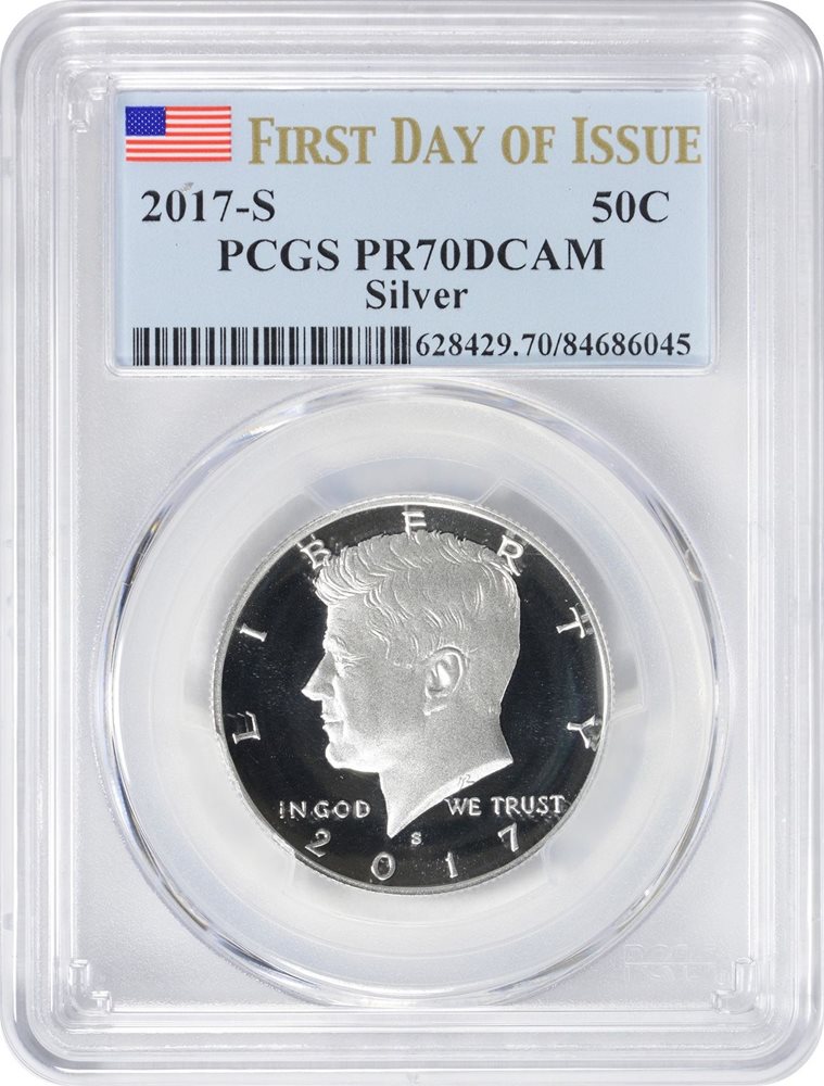 2017 S Silver Kennedy Limited Edition Proof Set PCGS PR 69 DCAM First Strike