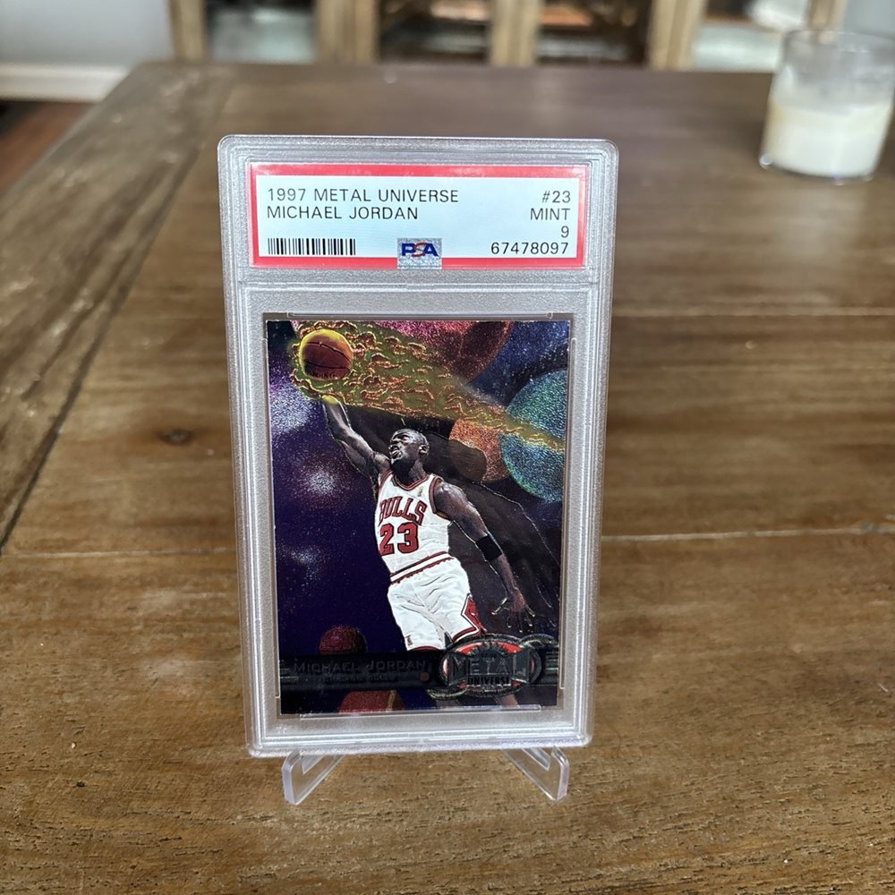人気1997-98 l Universe PSA 8マイケル・ジョーダン Auction Prices Realized Basketball Cards 1997 METAL UNIVERSE