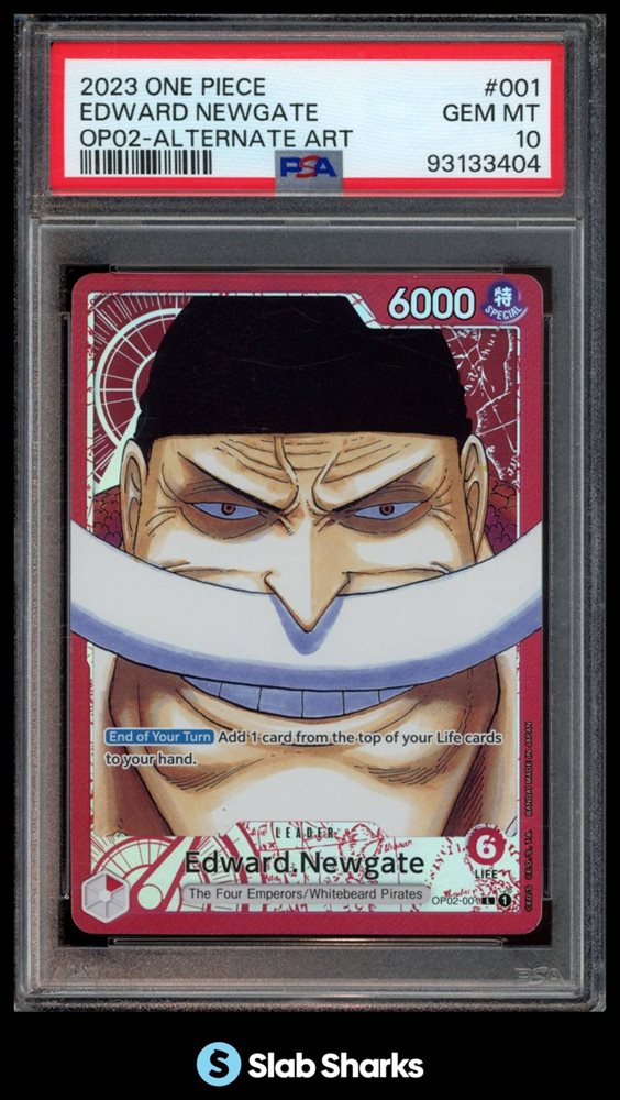 ワンピース カードゲーム 2024 ONE PIECE EDWARD NEWGATE #002 psa10 PSA 10 Edward Newgate SR OP02-004 ONE PIECE Card Game