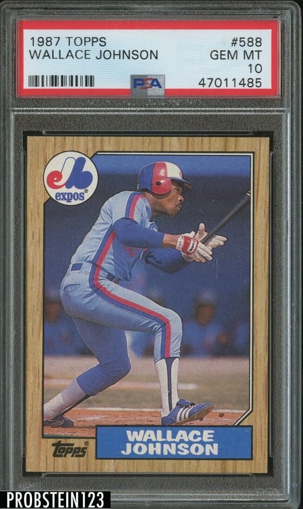Auction Prices Realized Baseball Cards 1987 Topps Wallace Johnson