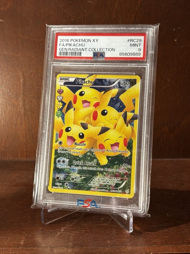 PSA 10 Gem Mint Pikachu EX Full Art Holo XY 20th CP6 Secret
