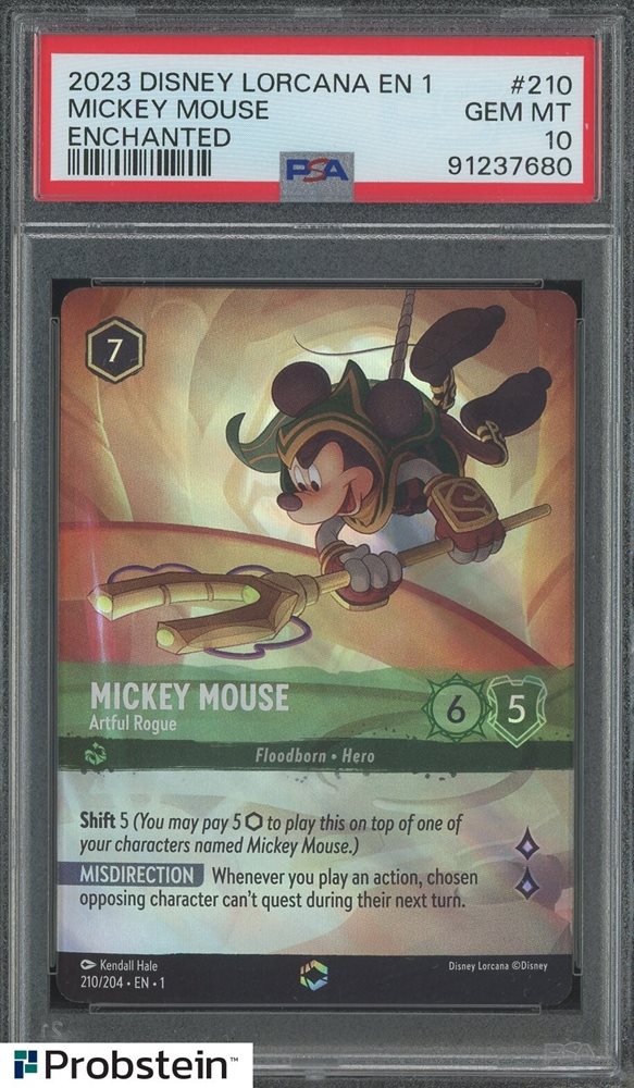 Auction Prices Realized Tcg Cards 2023 DISNEY LORCANA EN 1