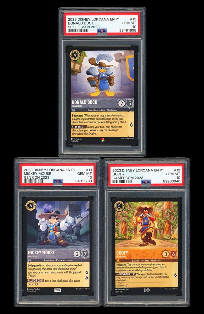 MICKEY MOUSE gencon プロモ psa10 【ロルカナ】 Mickey Mouse - Musketeer - Gen Con 2023 Promo 11/P1 » Disney