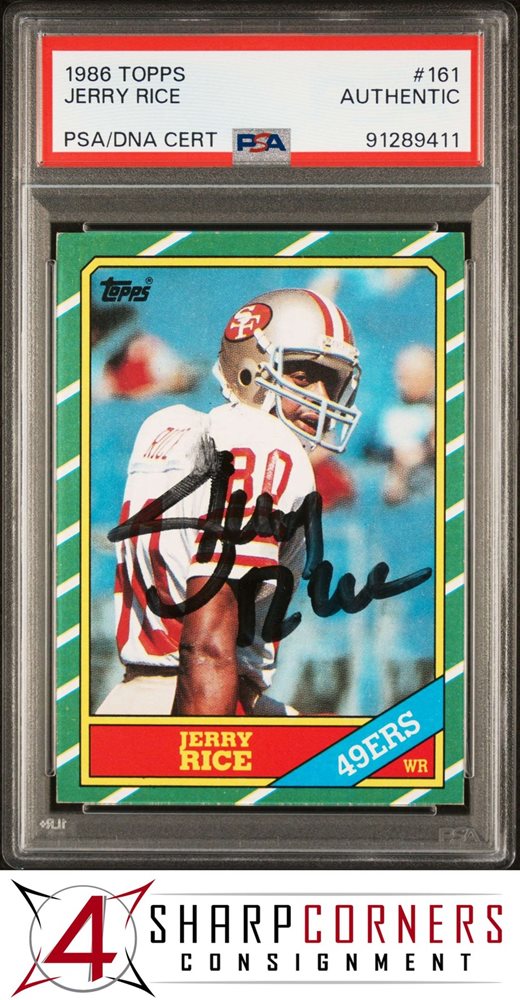 超激レア 1986 Topps Jerry Rice ジェリーライス SP RC #161 49ersWR