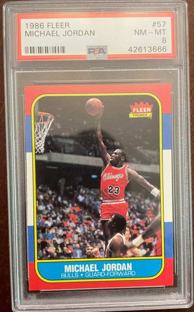 1986 fleer jordan psa