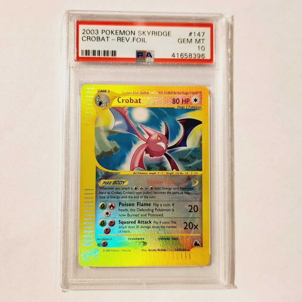 Auction Prices Realized Tcg Cards 2003 POKEMON SKYRIDGE Crobat