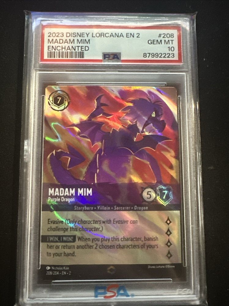 Auction Prices Realized Tcg Cards 2023 DISNEY LORCANA EN 2