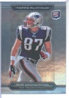 2010 Topps Platinum Football Card 122 Rob Gronkowski R 2010 Topps Platinum Football Card 122 Rob Gronkowski R