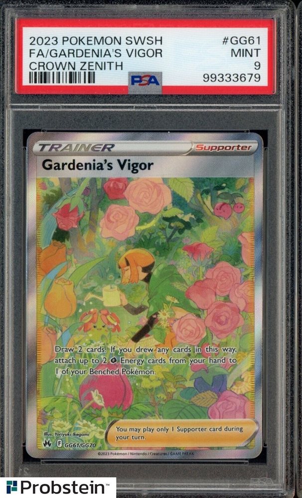 Gardenia’s Vigor SR psa10 PSA 10 Gardenia's Vigor SR Pokemon Japanese Full Art 078/067