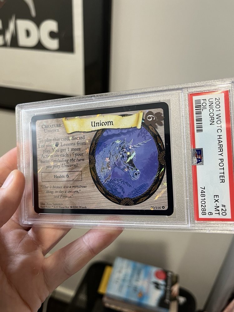 Auction Prices Realized Tcg Cards 2001 WOTC HARRY POTTER Unicorn