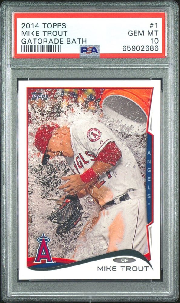 2014 Topps SSP マイク・トラウト　GATORADE イメージ Auction Prices Realized Baseball Cards 2014 TOPPS Mike Trout